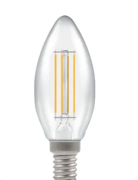LED CANDLE BULB CLEAR 5W E14 6500K