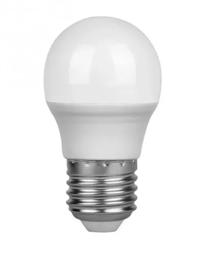 LED ROUND BULB 5W E27 6500K