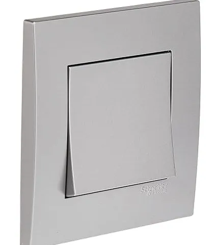 MFZ 1GANG 1WAY SWITCH 16A 7X7 GRAY