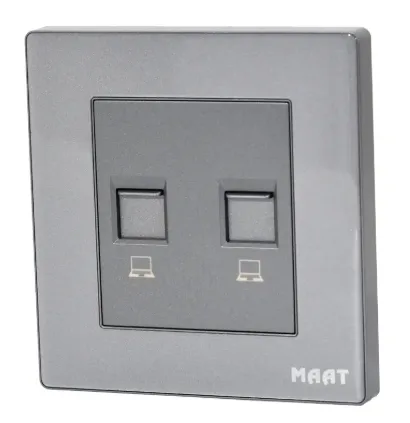 MFZ 2G COMPUTER SOCKET CAT6 7X7 GRAY (MAAT)