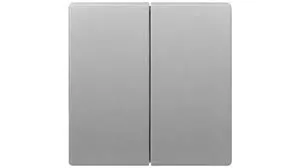 MFZ 2GANG 1WAY SWITCH 16A 7X7 GRAY