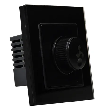 MFZ FAN REGULATOR SWITCH 250W 7X7 BLACK