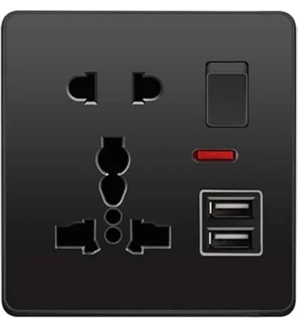 MFZ SATELITE SOCKET 7X7 BLACK