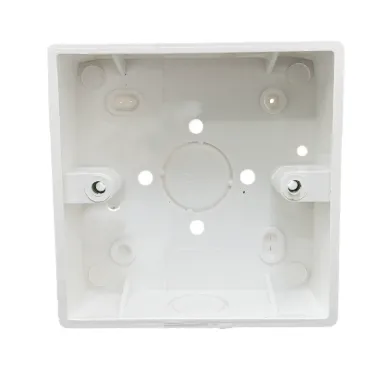 PVC PLASTIC BOX 7X7 WHITE
